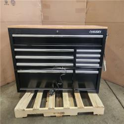 Phoenix Husky Modular Tool Storage 52 in. W x 20 in. D Standard Duty Black Mobile Workbench Cabinet