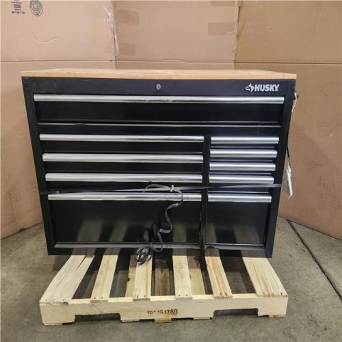 Phoenix Husky Modular Tool Storage 52 in. W x 20 in. D Standard Duty Black Mobile Workbench Cabinet