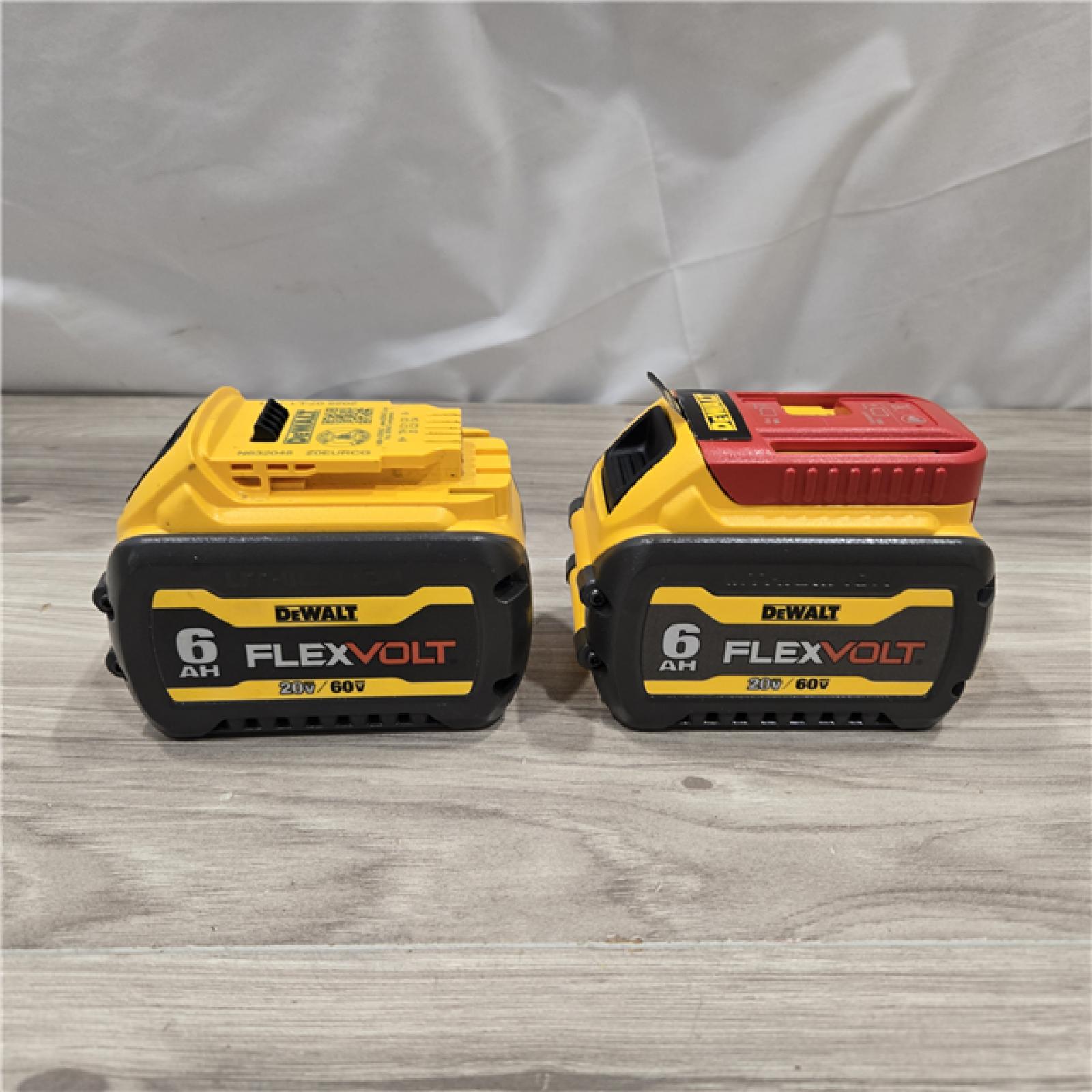 AS-IS DEWALT FLEXVOLT 20-Volt/60-Volt MAX Lithium-Ion 6.0Ah Battery Pack (2-Pack)