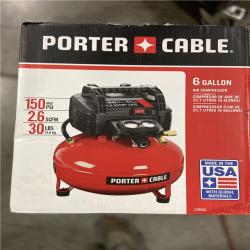 DALLAS LOCATION - Porter-Cable 6 Gal. 150 PSI Portable Electric Pancake Air Compressor