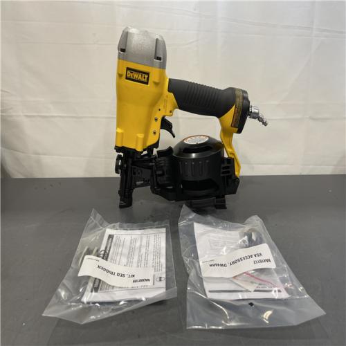 AS-IS - DeWalt 1-3/4 in. 15 Degree Pneumatic Coil Roofing Nailer