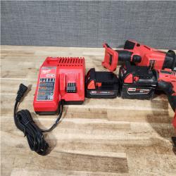 HOUSTON LOCATION - AS - IS Milwaukee 2 Tool Combo Kit W/ (2) Battery & Charger