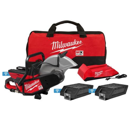 AS-IS Milwaukee MX FUEL 14 Cut-Off Saw Kit with 2 Batteries
