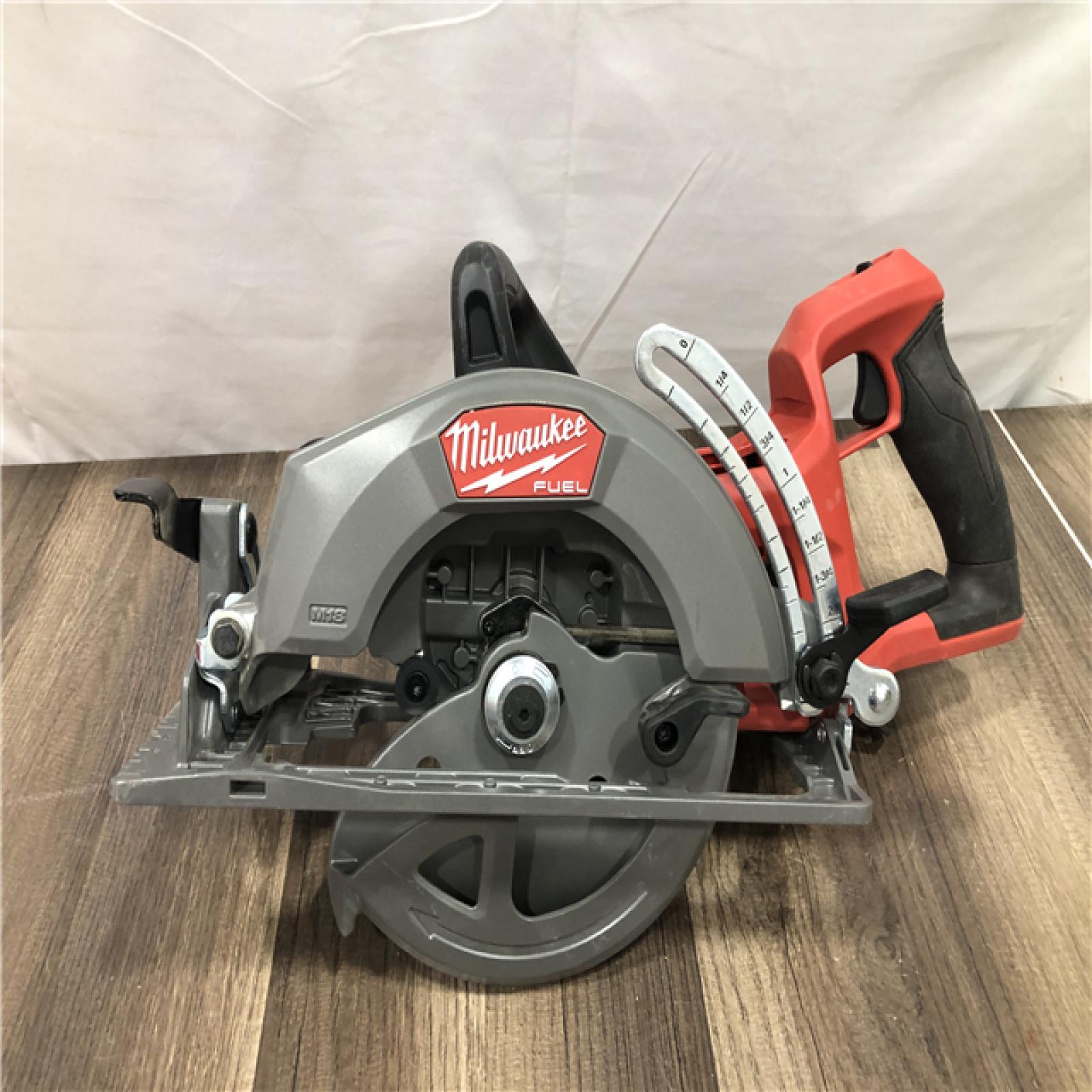 AS-IS Milwaukee FUEL 18V Lithium-Ion Cordless 7-1/4 in. Rear Handle Circular Saw (Tool-Only)