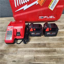 HOUSTON LOCATION - AS-IS (APPEARS LIKE NEW) MILWAUKEE M18 FUEL 18V Lithium-Ion Brushless Cordless Hammer Drill and Impact Driver Combo Kit (2-Tool) with 2 Batteries