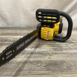 AS-IS DEWALT 60V MAX FLEXVOLT Lithium-Ion Brushless Cordless 16 Chainsaw Kit