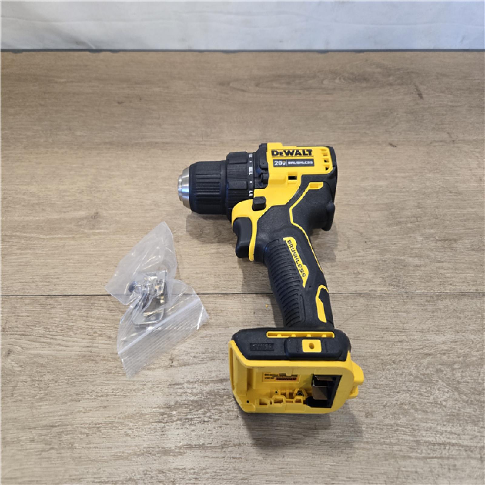 AS-IS DEWALT-DCD708B 20V MAX* Atomic Compact 1/2in Drill/Driver (Tool Only)