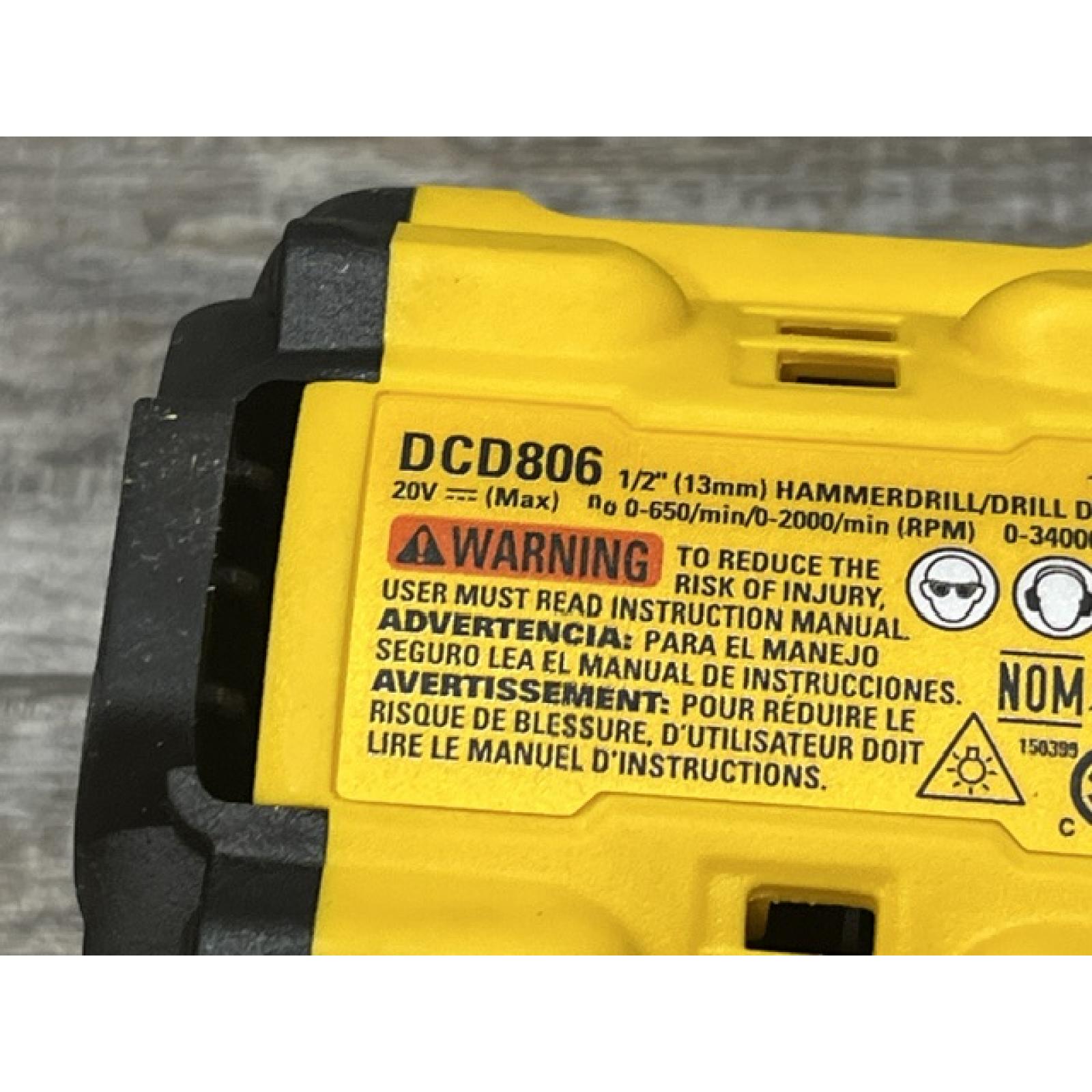 AS-IS DEWALT 20V XR Lithium-Ion Cordless 2-Tool Combo Kit