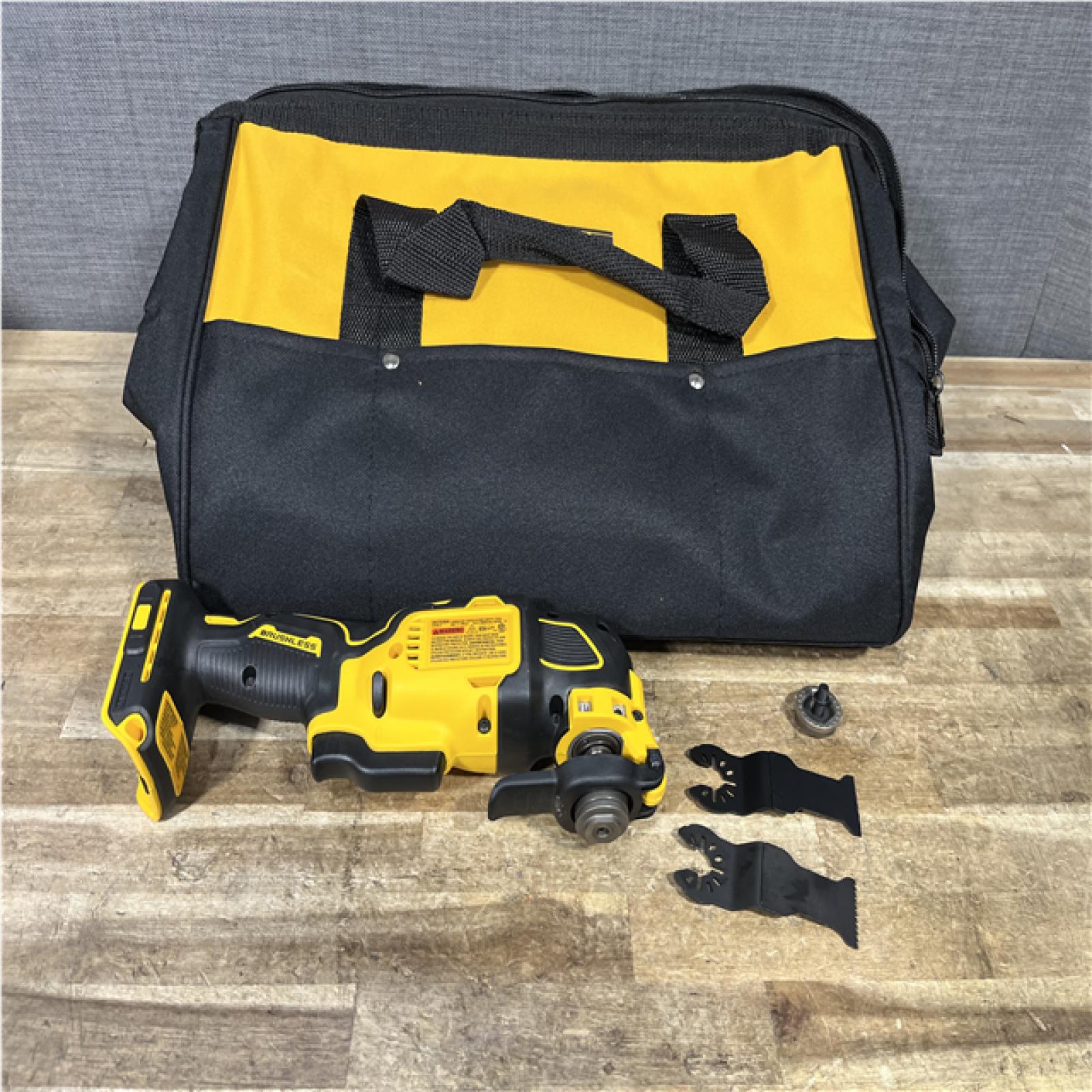 Houston Location AS-IS DEWALT ATOMIC 20V MAX Cordless Brushless Oscillating Multi Tool (Tool Only)