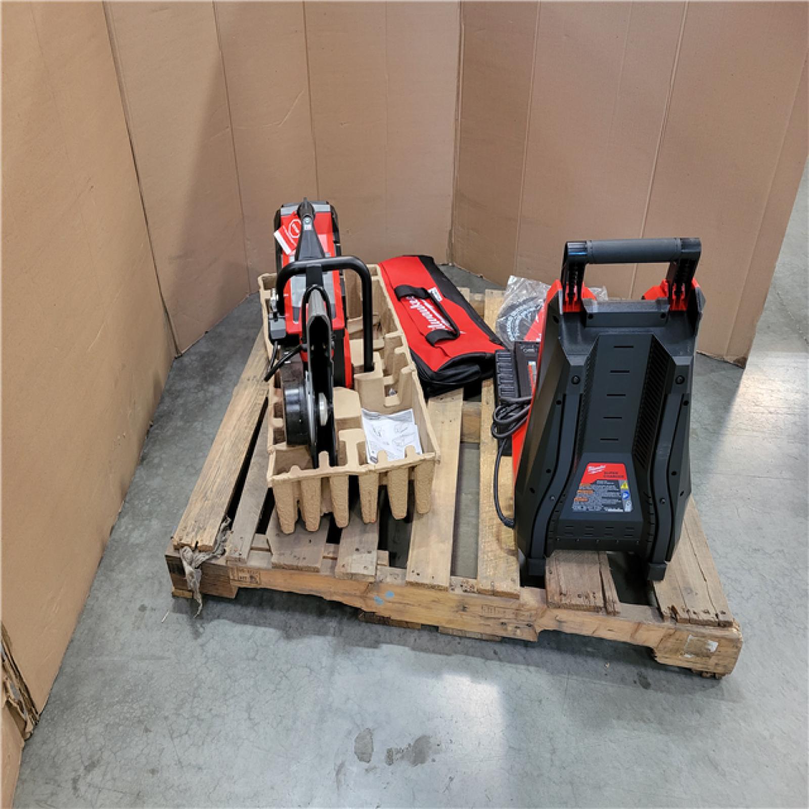 California AS-IS Milwaukee 1/4 Cut-Off Saw  Includes (2) Batteries & Charger; Appears in Excellent Condition