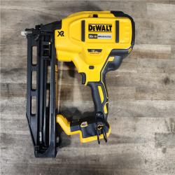 HOUSTON LOCATION - AS-IS DEWALT 20V MAX XR 16-Gauge Lithium-Ion Cordless Finish Nailer (Tool Only)