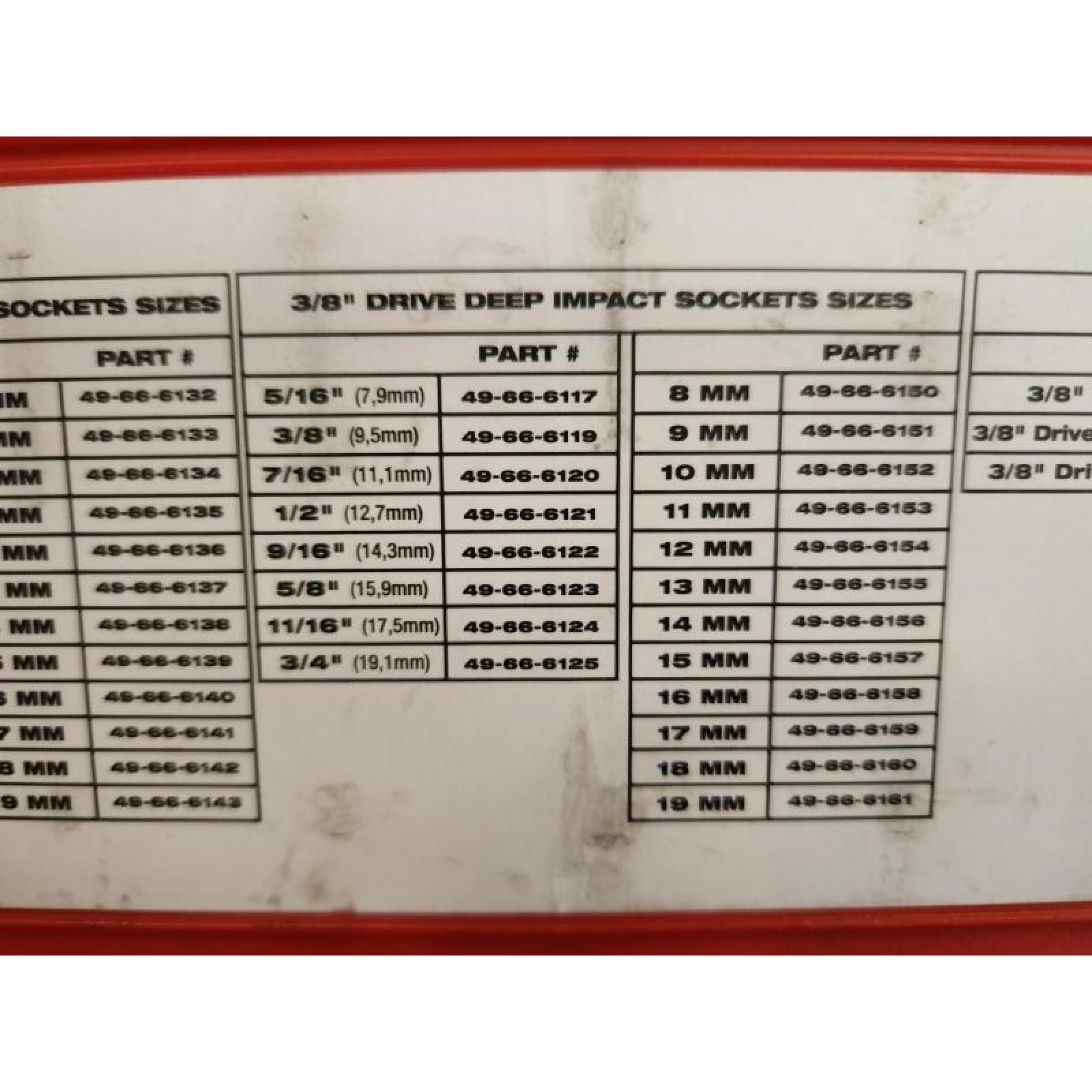 Phoenix NEW Milwaukee SHOCKWAVE 3/8 in. Drive SAE and Metric 6 Point Impact Socket Set (43-Piece)