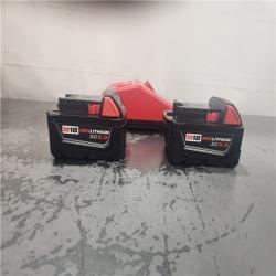 AS-IS- Milwaukee 18-Volt Lithium-Ion XC Starter Kit with Two 5.0Ah Batteries and Charger