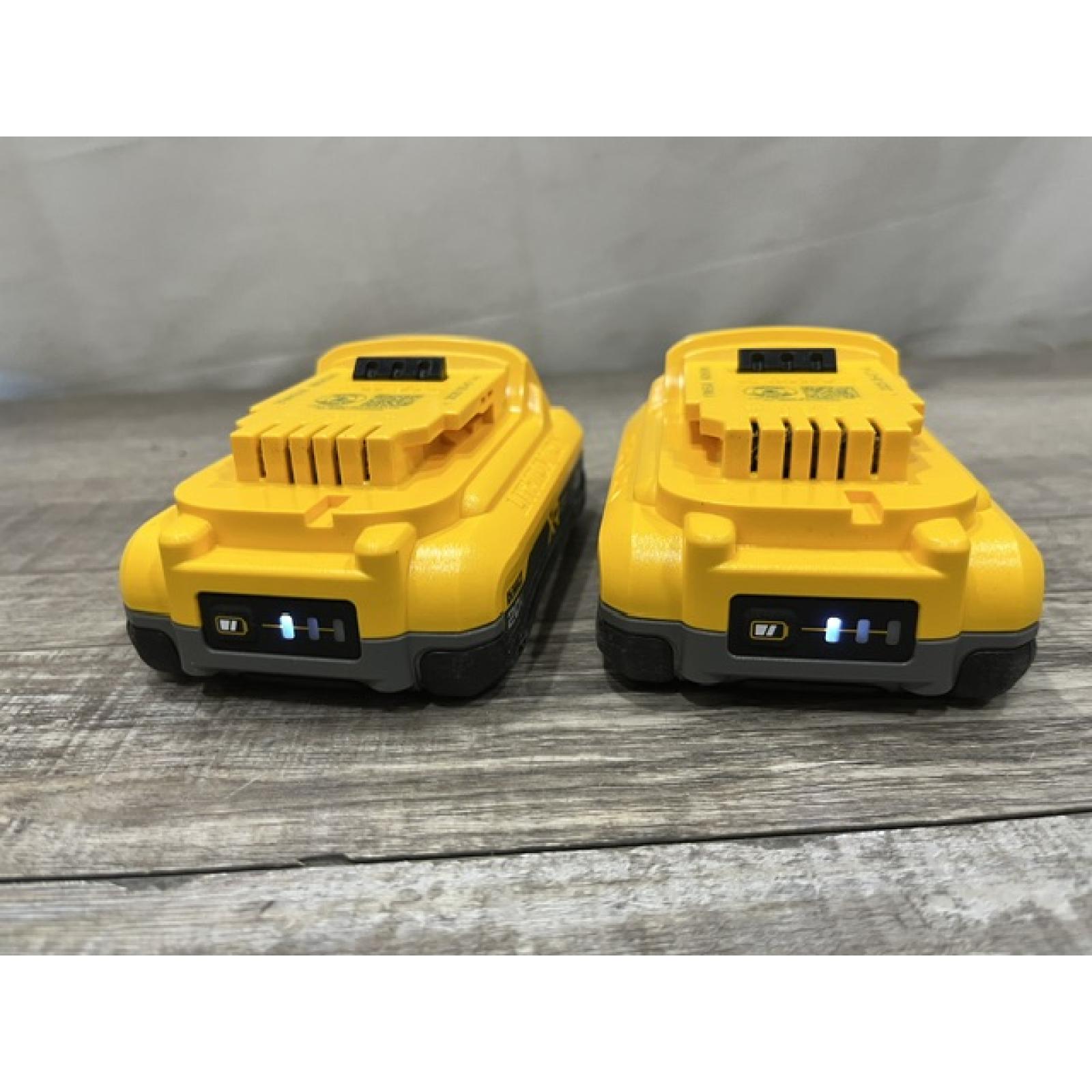 AS-IS DEWALT 20V MAX XR Lithium-Ion 4.0 Ah Battery Packs (2-Pack)