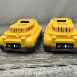 AS-IS DEWALT 20V MAX XR Lithium-Ion 4.0 Ah Battery Packs (2-Pack)