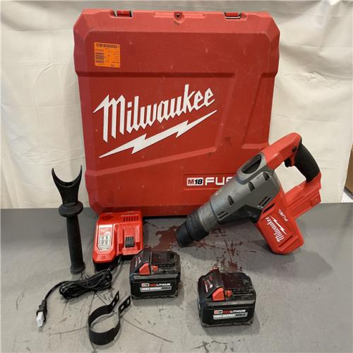 AS-IS - Milwaukee M18 FUEL 18V Lithium-Ion Brushless Cordless 1-9/16 in. SDS-Max Rotary Hammer Kit