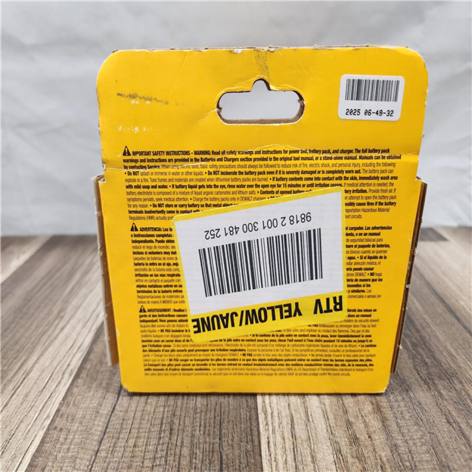 NEW! - DEWALT 20V MAX Premium Lithium-Ion 6.0Ah Battery Pack