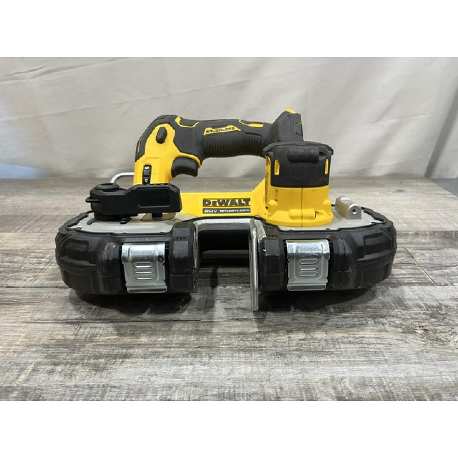 AS-IS DEWALT ATOMIC 20V MAX Cordless Brushless Compact 1-3/4 in. Bandsaw (Tool Only)