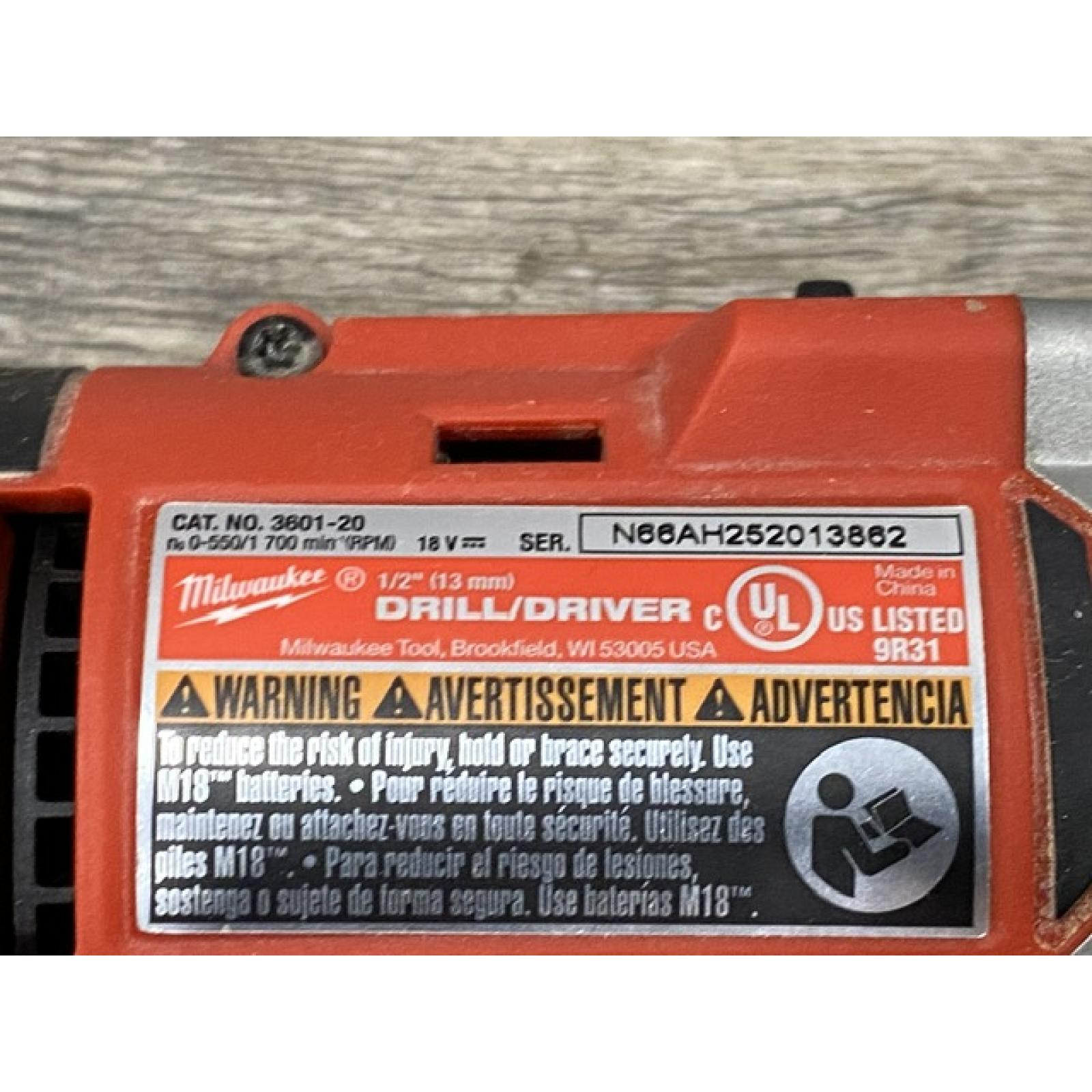 AS-IS Milwaukee 18V Lithium-Ion Brushless Cordless Compact Drill/Impact Combo Kit