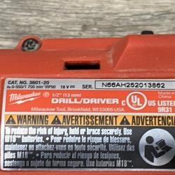 AS-IS Milwaukee 18V Lithium-Ion Brushless Cordless Compact Drill/Impact Combo Kit