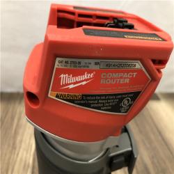 AS-IS Milwaukee  FUEL 18V Lithium-Ion Brushless Cordless Compact Router (Tool-Only)