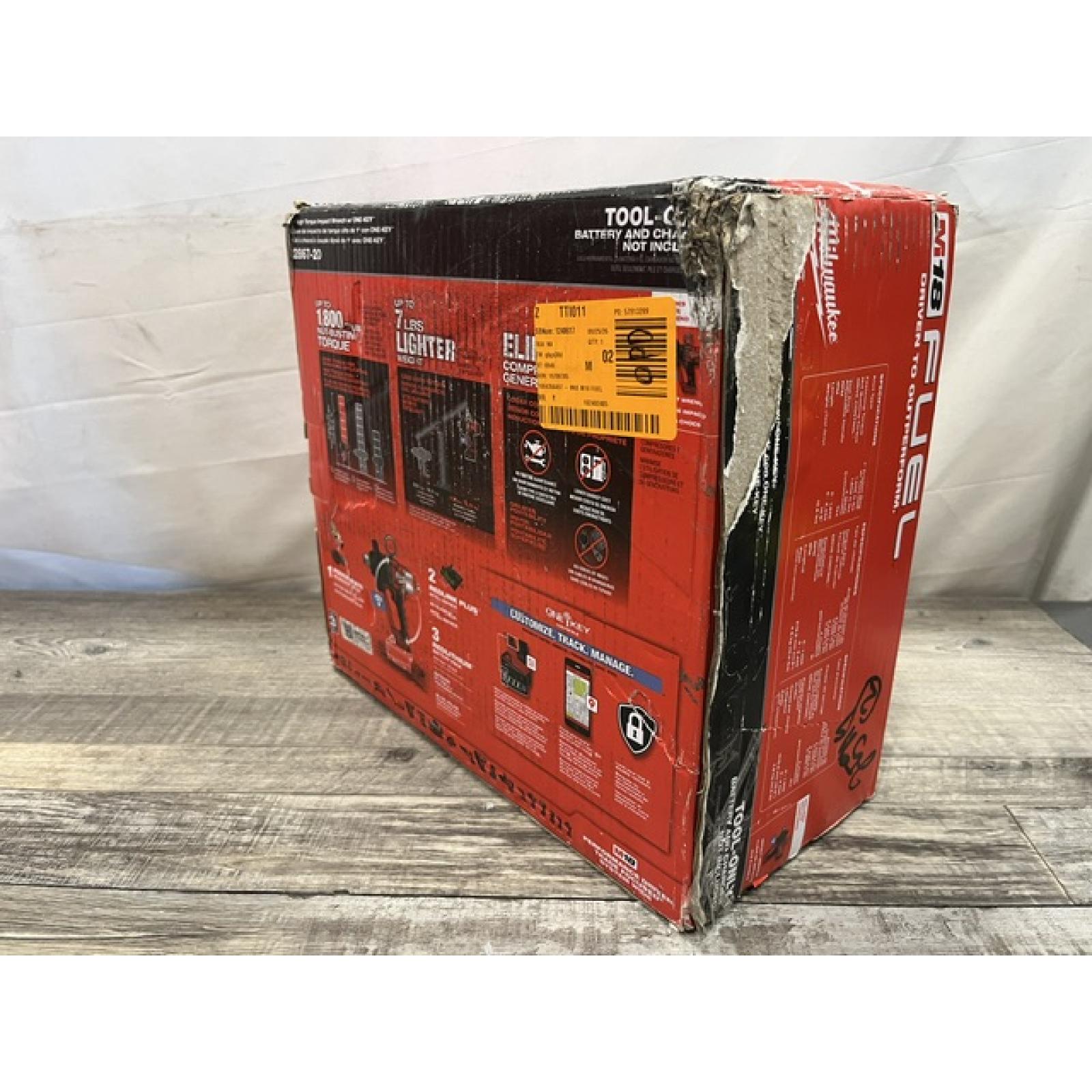 NEW - Milwaukee FUEL ONE-KEY 18V Lithium-Ion Brushless Cordless 1 in. Impact Wrench with Friction Ring (Tool-Only)