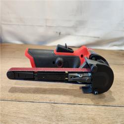 AS-IS- Milwaukee FUEL 12V Lithium-Ion Brushless Cordless 1/2 in. x 18 in. Bandfile (Tool-Only)