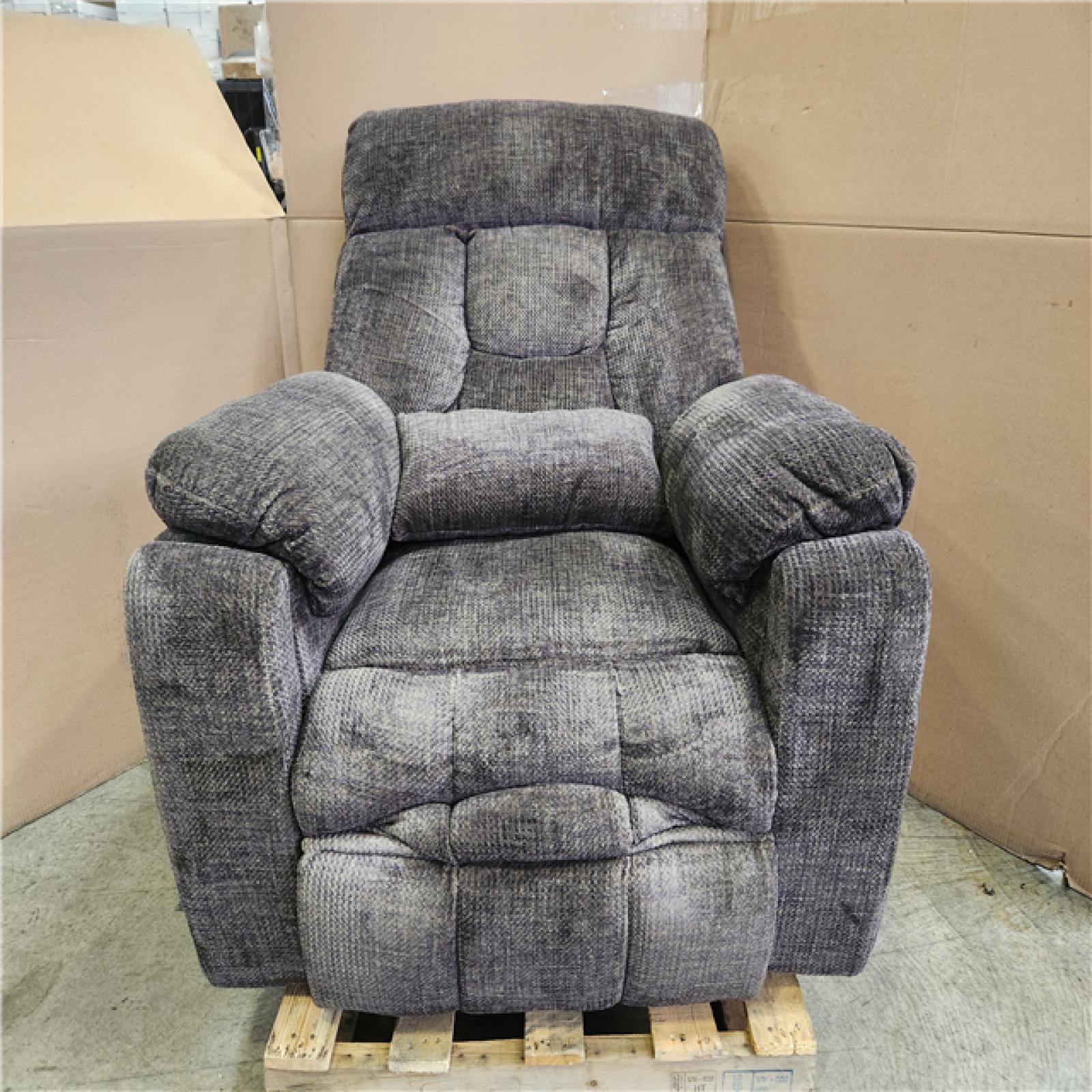 Phoenix AS-IS Aisword Top-Tier Flagship 4-Okin Motors Chenille Recliner Lift Sofa