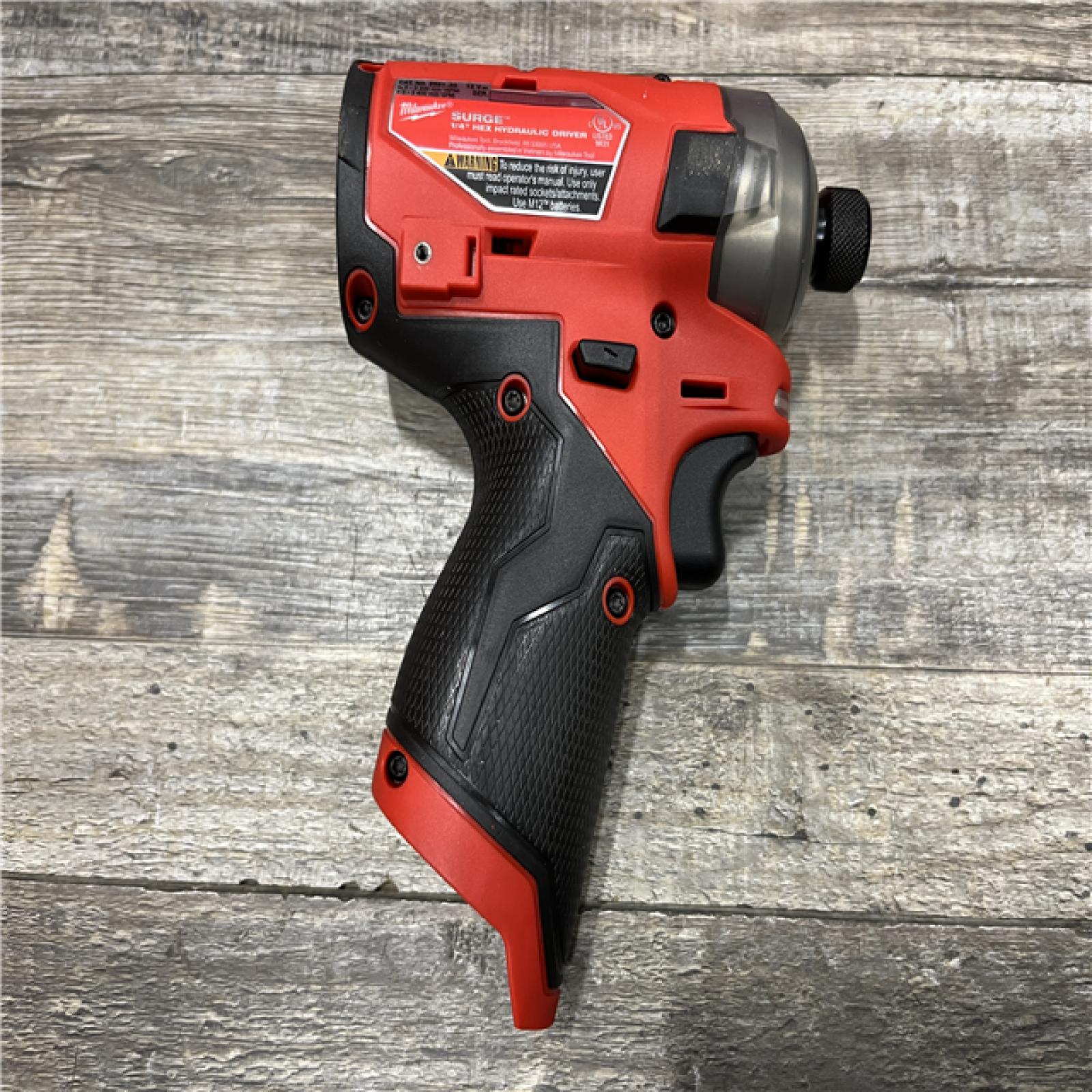 AS-IS Milwaukee FUEL SURGE 12V Lithium-Ion Brushless Cordless 1/4 in. Hex Impact Driver Compact Kit