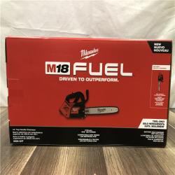 NEW- Milwaukee  FUEL 14 in. 18V Lithium-Ion Brushless Cordless Battery Top Handle Chainsaw (Tool Only)