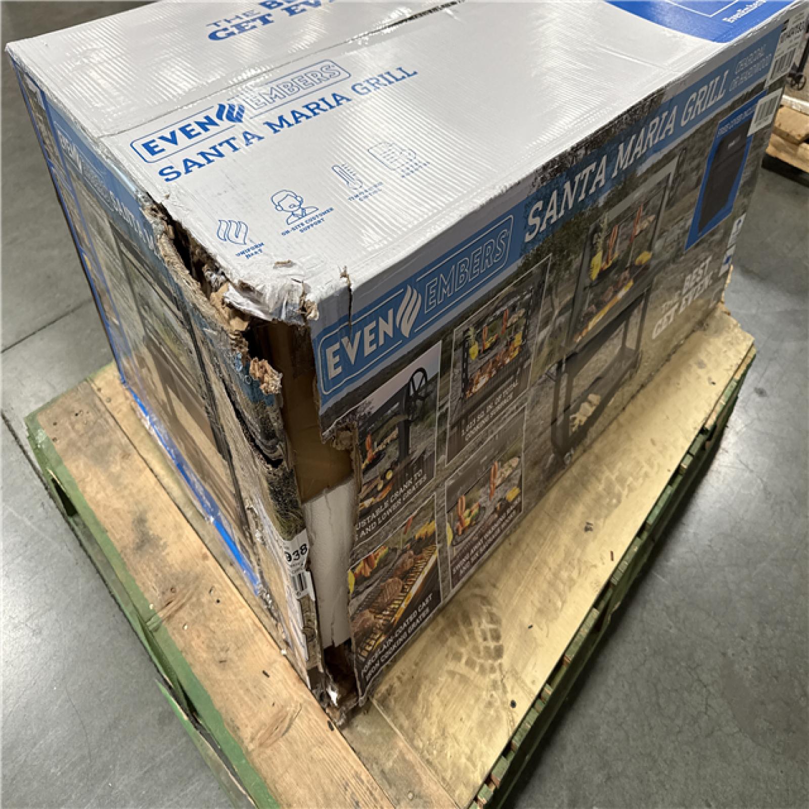 California AS-IS Santa Maria Grill Charcoal or Hardwood (Damaged Box)