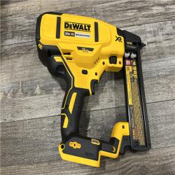 AS-IS DEWALT 20V MAX XR Lithium-Ion Cordless 18-Gauge Narrow Crown Stapler Kit