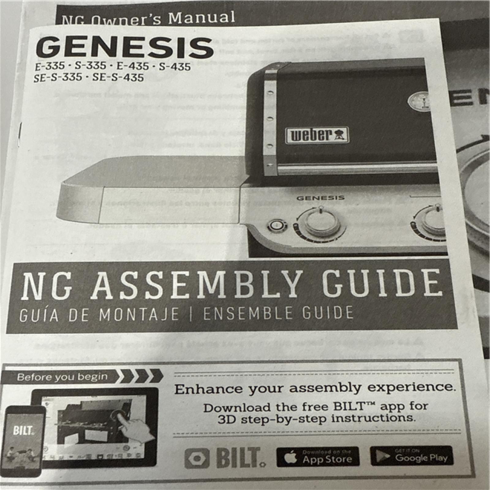 California AS-IS Weber Genesis Barbecue