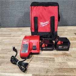 HOUSTON LOCATION - AS-IS M18 18-Volt Lithium-Ion Brushless Cordless Compact Hammer Drill/Impact Combo Kit (2-Tool) with (2) Batteries  Bag