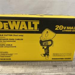NEW - DEWALT 20V MAX Cordless Electrical Cable Cutting Tool (Tool Only)