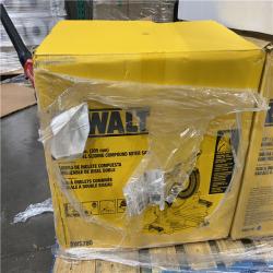 As-Is- DEWALT 15 Amp Corded 12 in. Double Bevel Sliding Compound Miter Saw