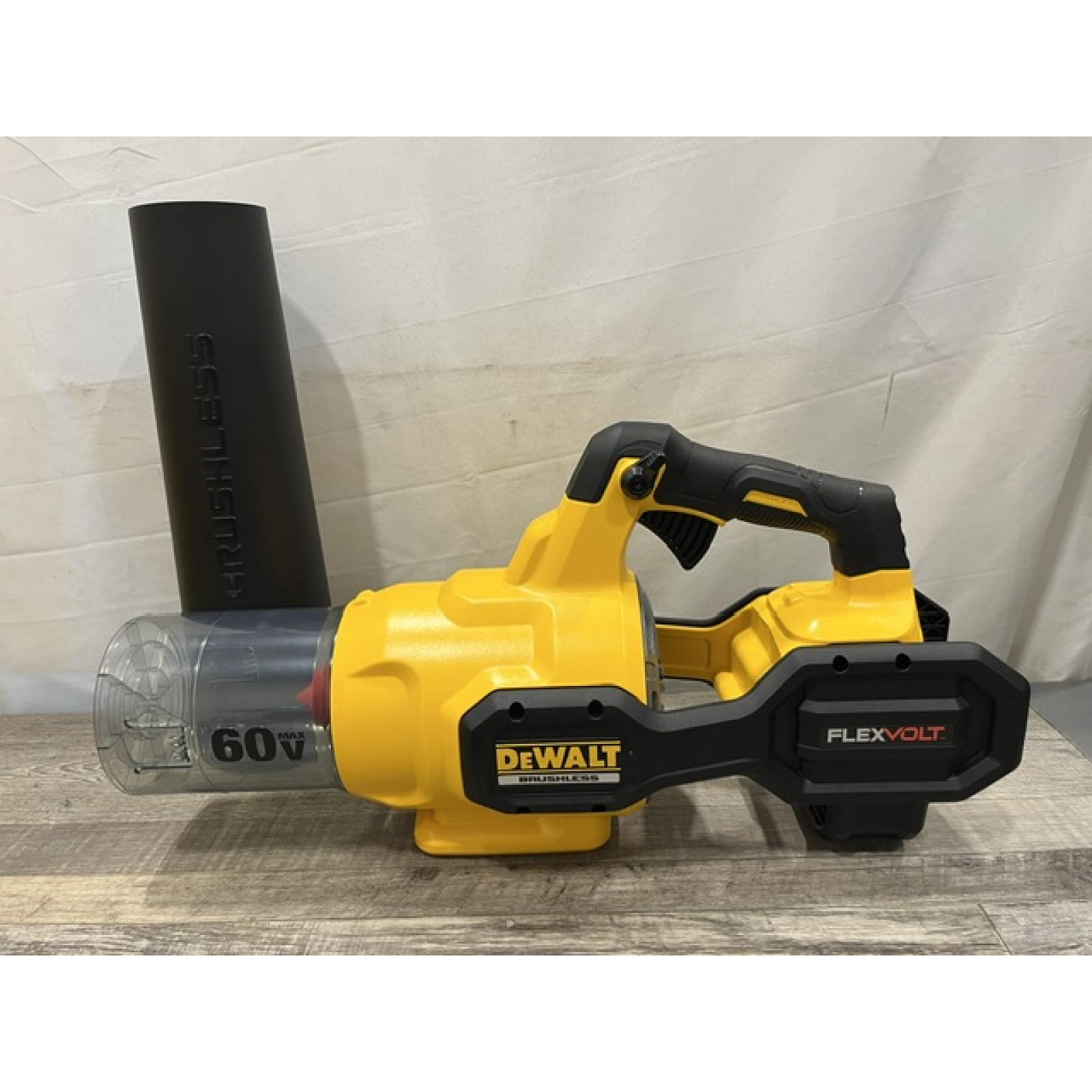 AS-IS DEWALT FLEXVOLT 60V MAX 125 MPH 600 CFM Brushless Cordless Battery Powered Blower (Tool Only)