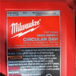 HOUSTON LOCATION - AS-IS (2) Milwaukee 2830-20 Rear Handle Circular Saw M18 FUEL 7-1/4 Cordless Brushless (TOOL ONLY)