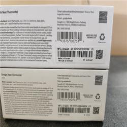 Phoenix AS-IS Google Nest Thermostat - Smart Programmable Wi-Fi Thermostat - (2-Pack)