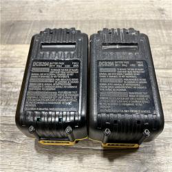 AS-IS DEWALT 20V MAX Premium Lithium-Ion 4.0Ah Battery Pack (2 Pack)