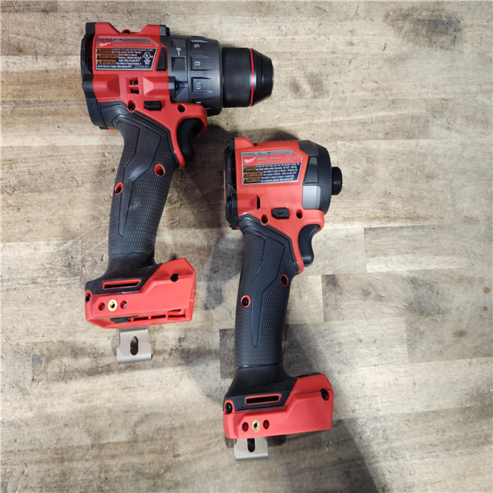 HOUSTON LOCATION - AS-IS (APPEARS LIKE NEW) Milwaukee FUEL 18V Lithium-Ion Brushless Cordless Hammer Drill and Impact Driver Combo Kit
