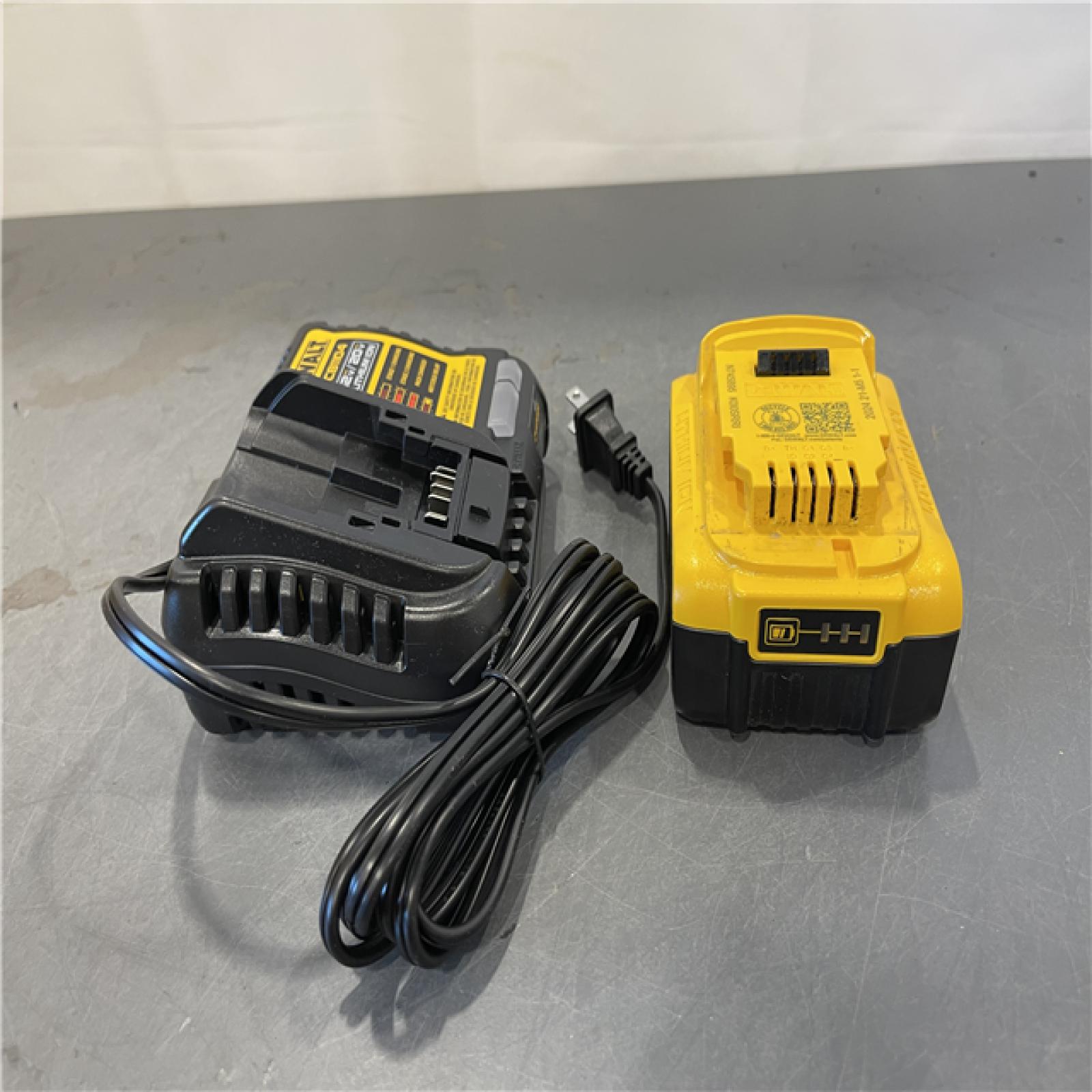 AS-IS - DEWALT 20-Volt Maximum XR 5.0 Ah Battery Pack and Charger