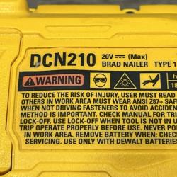 AS-IS DEWALT 20V MAX XR 18 Gauge Cordless Brad Nailer (Tool Only)