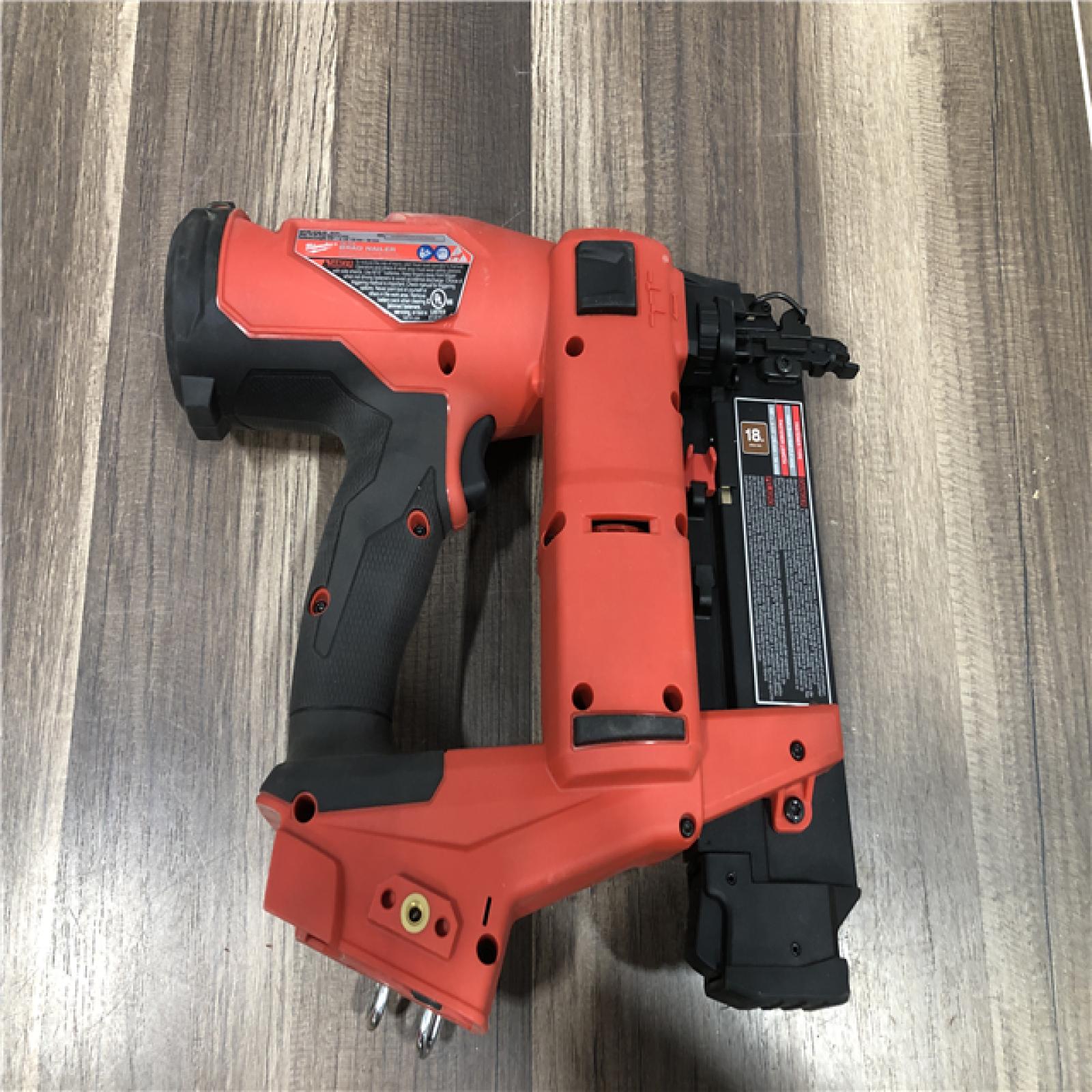 AS-IS Milwaukee FUEL 18-Volt Lithium-Ion Brushless Cordless Gen II 18-Gauge Brad Nailer (Tool-Only)