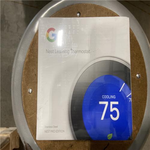 NEW! - Google Nest Learning Thermostat - 3rd Generation - Smart Thermostat - Pro Version - Works With Alexa
