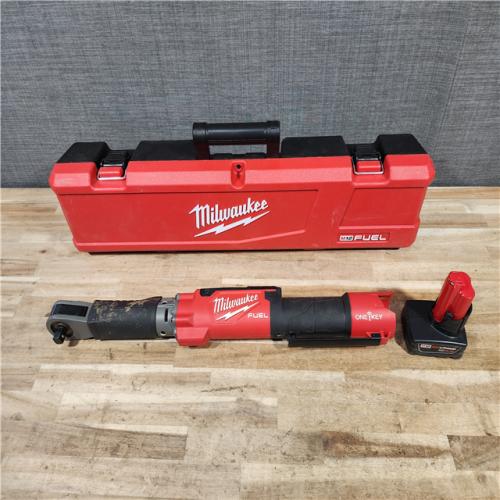 HOUSTON LOCATION - AS-IS Milwaukee FUEL One-Key 12-Volt Lithium-Ion Brushless Cordless 1/2 in. Digital Torque Wrench W/ (1) BATTERY