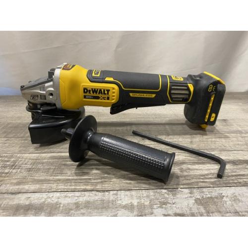 AS-IS DEWALT 20V XR Cordless 4-1/2. in. to 5 in. Variable Speed Angle Grinder (Tool Only)