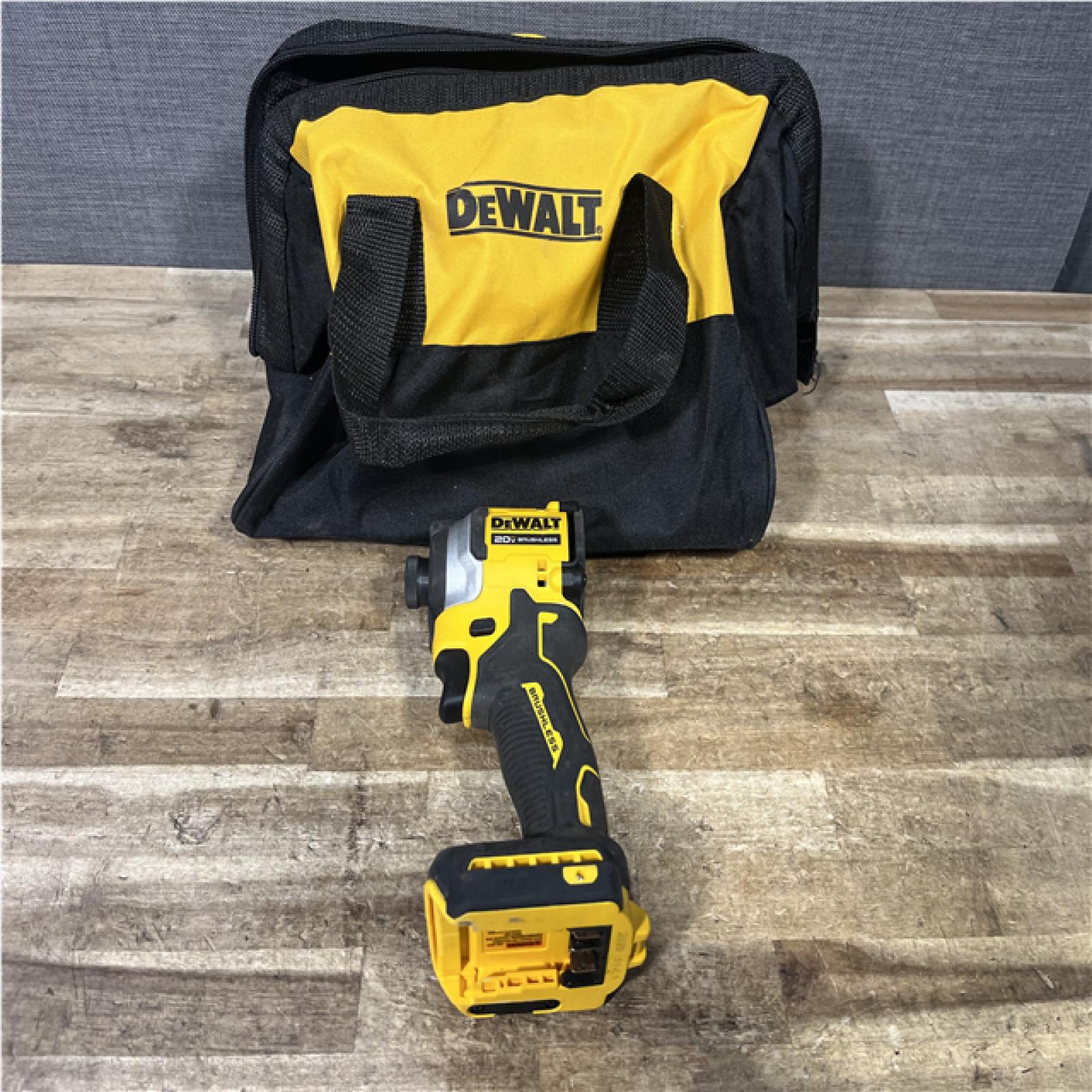Houston Location AS-IS DEWALT ATOMIC 20V MAX Cordless Brushless Compact 1/4 in. Impact Driver (Tool Only)