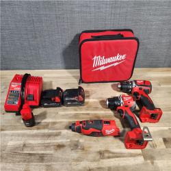 HOUSTON LOCATION - AS-IS MILWAUKEE 3 TOOL COMBO KIT
