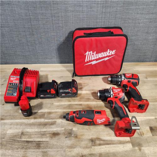 HOUSTON LOCATION - AS-IS MILWAUKEE 3 TOOL COMBO KIT
